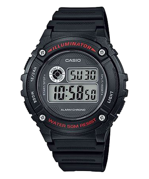 Đồng hồ Nam Chính hãng CASIO W-216H-1A - Pin 10 năm