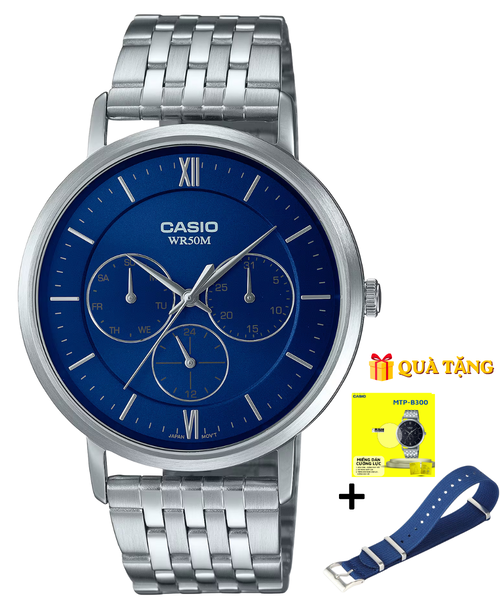 CASIO MTP-B300D-2A - QUÀ TẶNG TRỊ GIÁ 600K