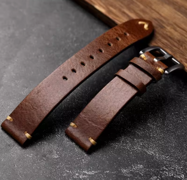 Dây da bò mềm Retro - Loại đặc biệt 18/19/20/21/22 mm