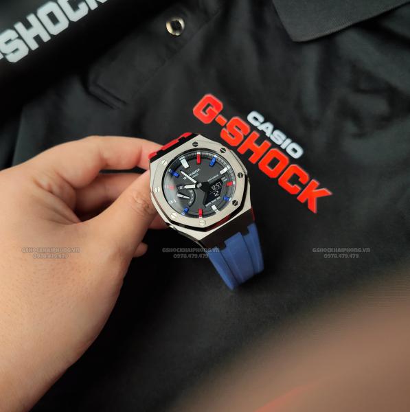 G-SHOCK GA-2100AP - PEPSI X GREY METAL EDITION