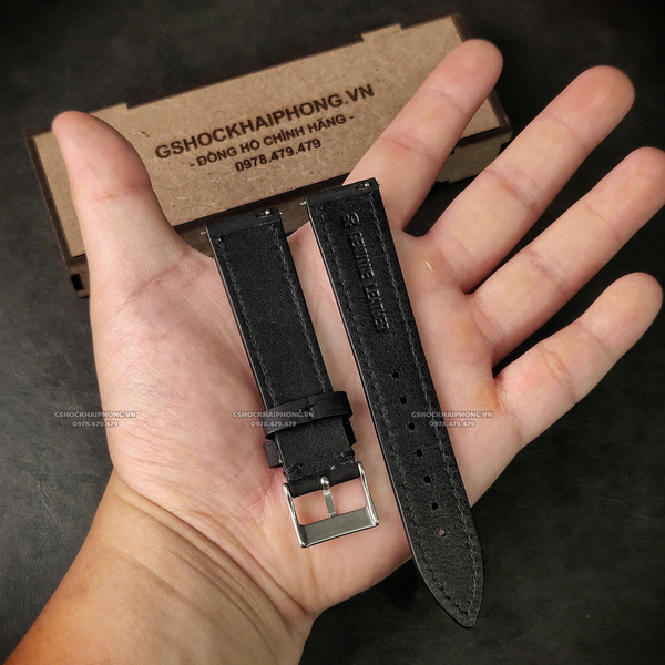 Dây Crazy Horse - Màu Đen - Size 18mm/ 20mm/ 22mm