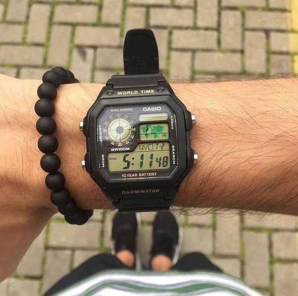 CASIO AE-1200WH-1B -  QUÀ TẶNG TRỊ GIÁ 300K