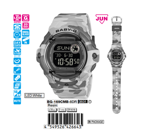 CASIO BABY G BG-169CM-8D