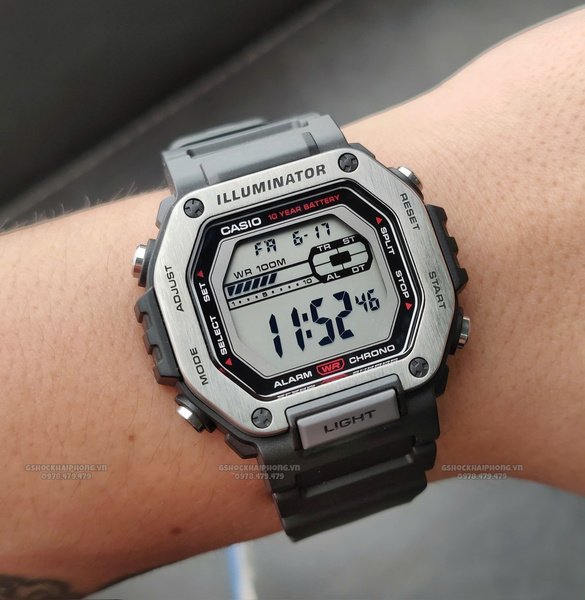 Đồng hồ Nam Chính hãng CASIO MWD-110H-1A - Pin 10 năm