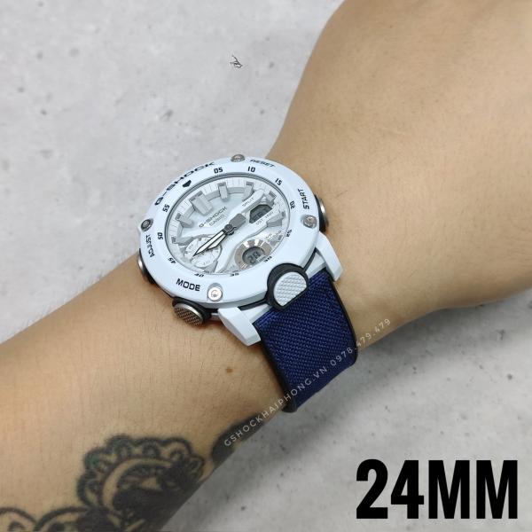 Dây vải nilon chống nước GA-2000 / GA-2200 ( 24mm ) ( Xanh dương ) 