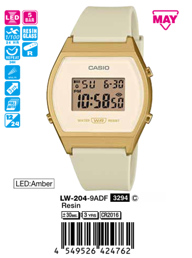 CASIO LW-204-9A