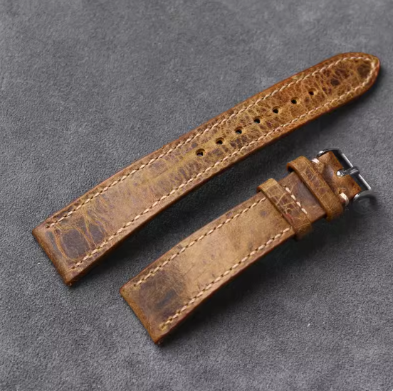 Dây da bò Ý handmade siêu mềm - size 18mm/ 20mm/ 21mm/ 22mm