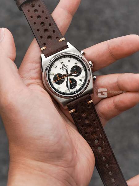 CASIO EDIFICE EFB-730L-7A ( Lên dây da đục lỗ )