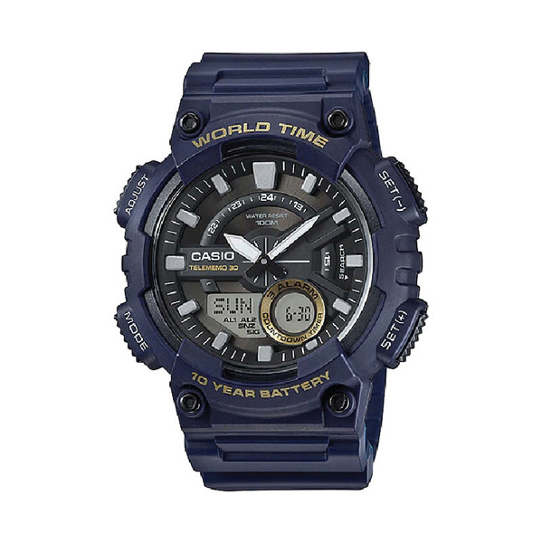 Đồng hồ Nam Chính hãng CASIO AEQ-110W-2AV - Pin 10 năm