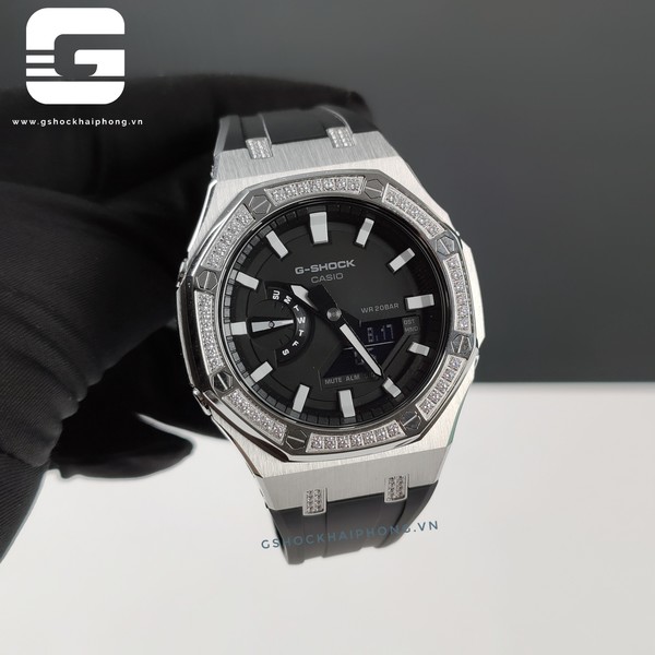 G-SHOCK GA-2100AP - Black & White Element 02