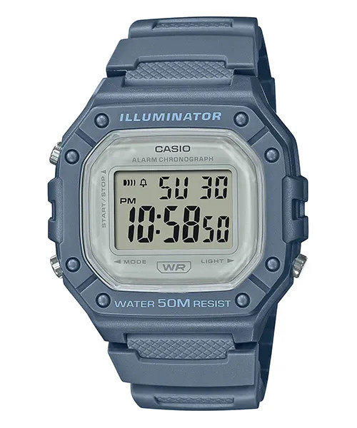 Đồng hồ Nam Chính hãng CASIO W-218HC-2AV - Pin 10 năm