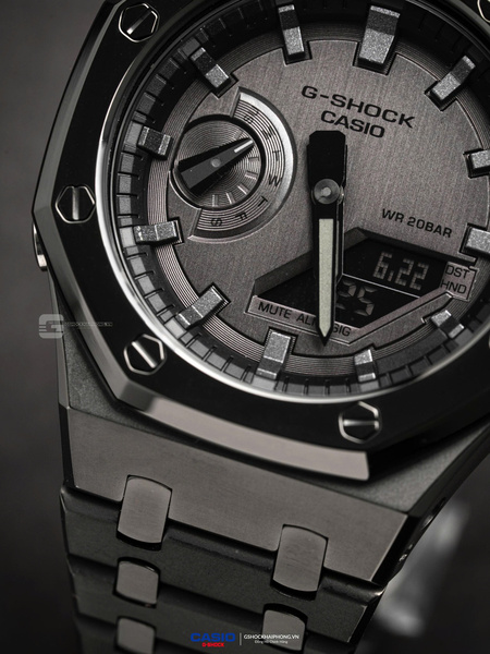 GA-2100AP - METAL DIAL X LAYER GUN METAL GEN 5
