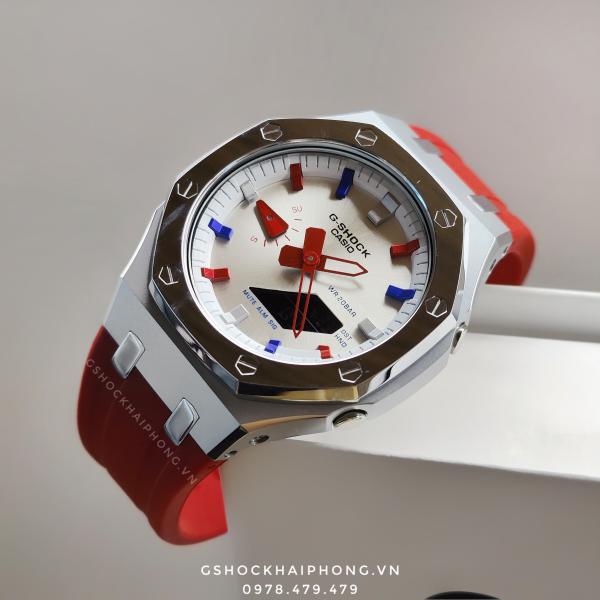 G-SHOCK GA-2100AP - Layers White Pepsi