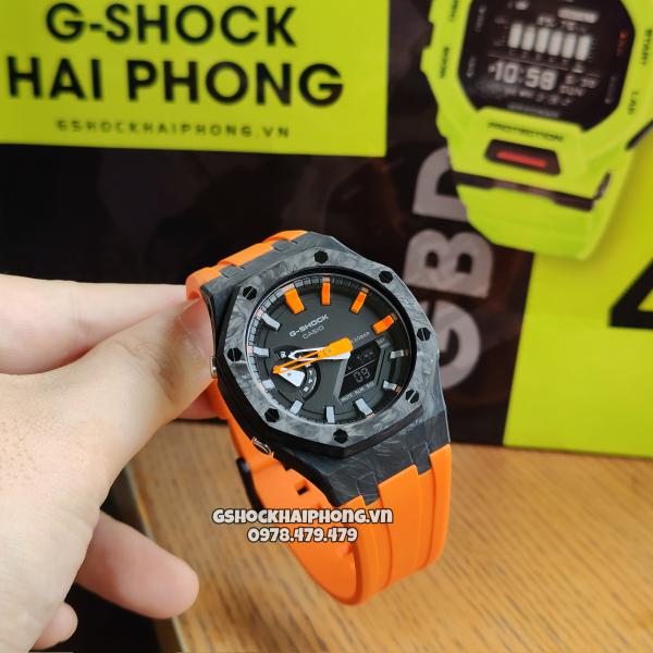 G-SHOCK GA-2100AP CARBON FIBER - ORANGE DIVE