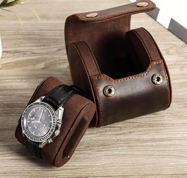 Hộp đựng đồng hồ  - Da xịn Crazy Horse cao cấp