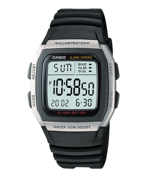 Đồng hồ Nam Chính hãng CASIO W-96H-1A - Pin 10 năm