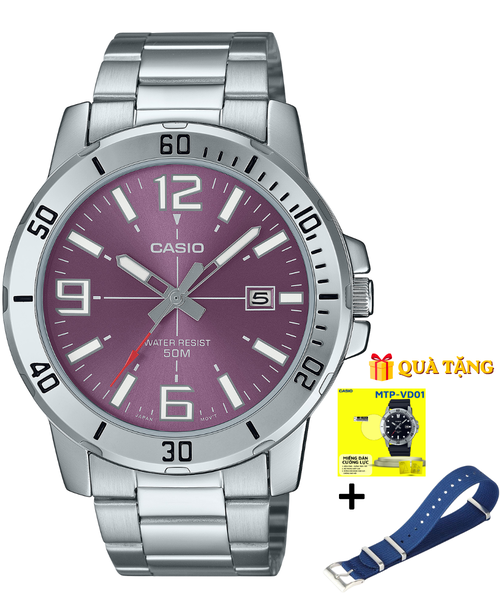 CASIO MTP-VD01D-6B - QUÀ TẶNG TRỊ GIÁ 600K