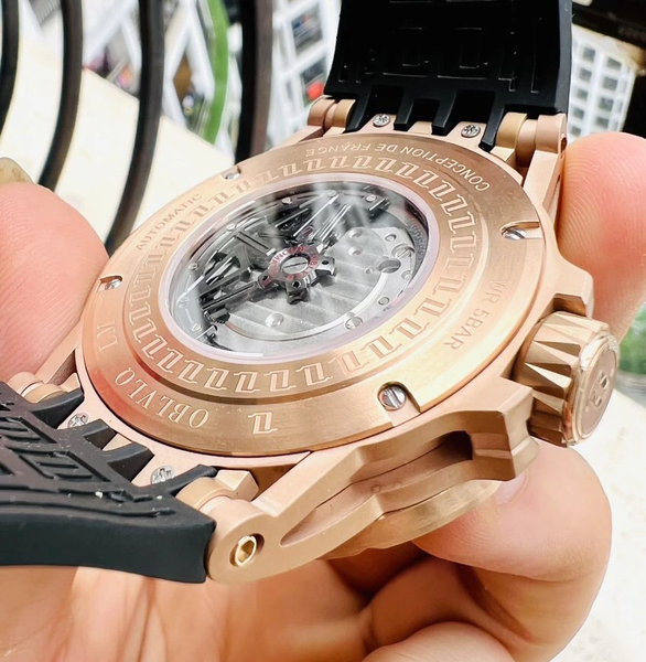 ĐỒNG HỒ NAM OBLVLO SKELETON STRAP WATCH LM