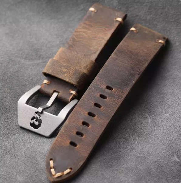 Dây da bò thật cao cấp - size 22mm/ 23mm/ 24mm/ 26mm