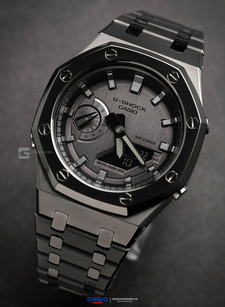 GA-2100AP - METAL DIAL X LAYER GUN METAL GEN 5