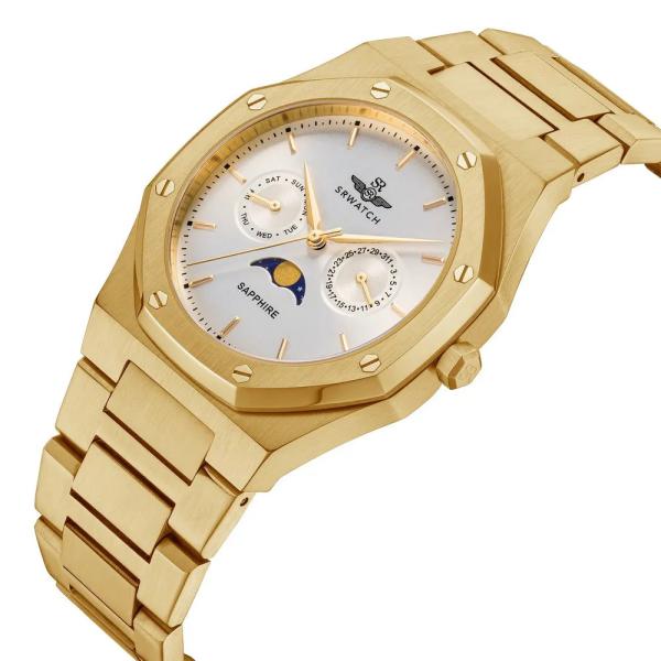 Đồng Hồ Nam Chính Hãng SRWATCH Moon Phase SG60061.1402