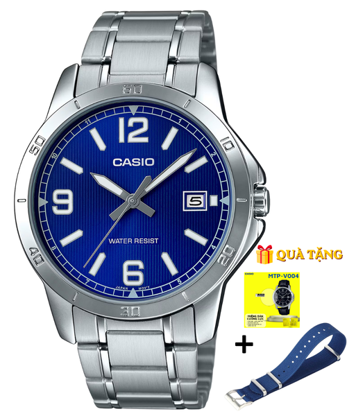 CASIO MTP-V004D-2B - QUÀ TẶNG TRỊ GIÁ 600K