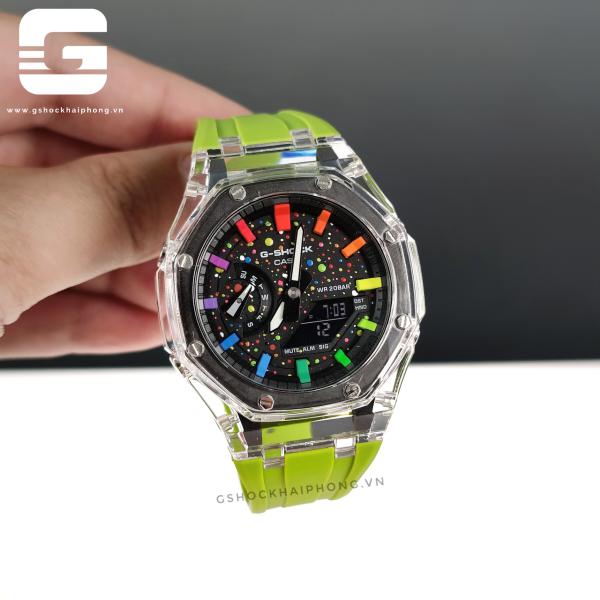 G-SHOCK GA-2100AP - Rainbow Hyper Color 