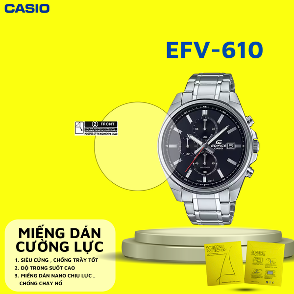 COMBO 2 Miếng dán màn hình Nano cao cấp chống trầy xước CASIO EDIFICE EFV-610 COMBO 2 Miếng dán màn hình Nano cao cấp chống trầy xước CASIO EDIFICE EFV-610