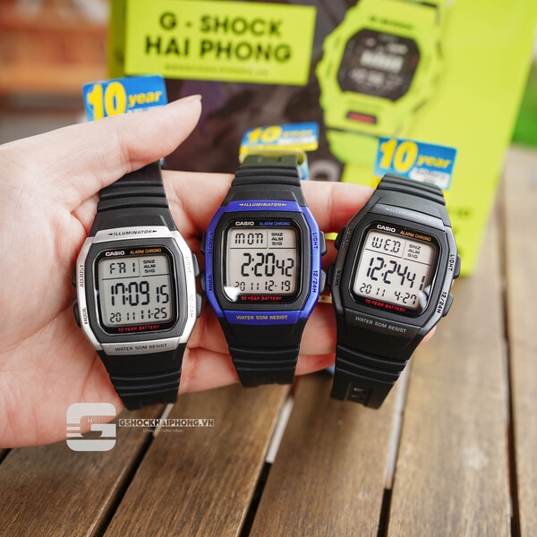 Đồng hồ Nam Chính hãng CASIO W-96H-1A - Pin 10 năm