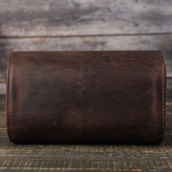 Hộp đựng đồng hồ đôi  - Da xịn Crazy Horse  cao cấp