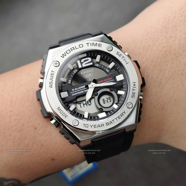 Đồng hồ Nam Chính hãng CASIO MWQ-100-1AV - Pin 10 năm