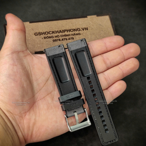 Dây vải Nilon chống nước - Size 20/22/24mm - Màu Xám