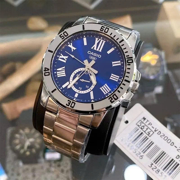 CASIO MTP-VD200D-2B - QUÀ TẶNG TRỊ GIÁ 300K