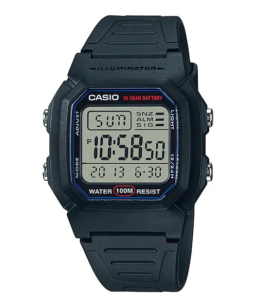 CASIO W-800H-1A - QUÀ TẶNG TRỊ GIÁ 200K