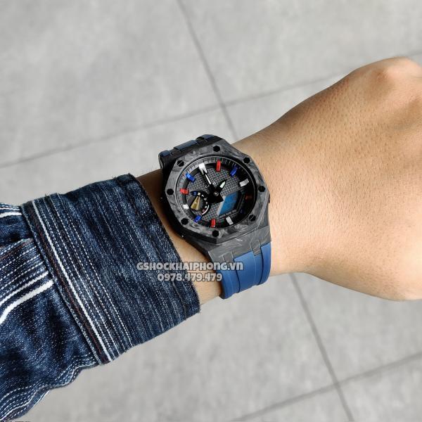 G-SHOCK GA-2100AP - CARBON FIBER X FUTUR PEPSI