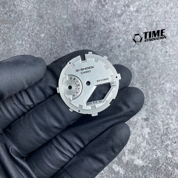 Mặt Dial Thép Phay Trắng