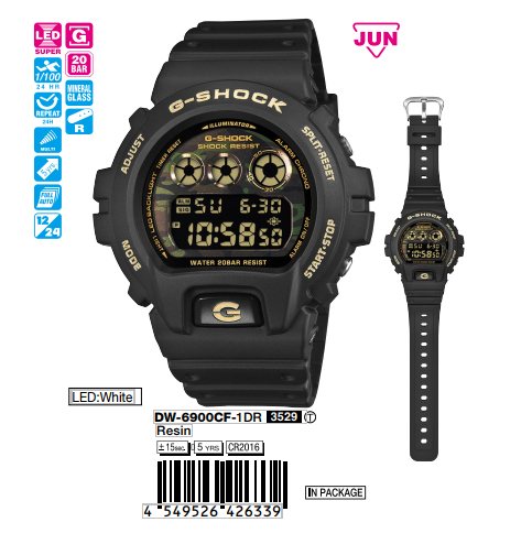 CASIO G-SHOCK DW-6900CF-1D