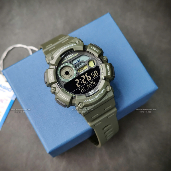 CASIO WS-1500H-3B - QUÀ TẶNG TRỊ GIÁ 300K