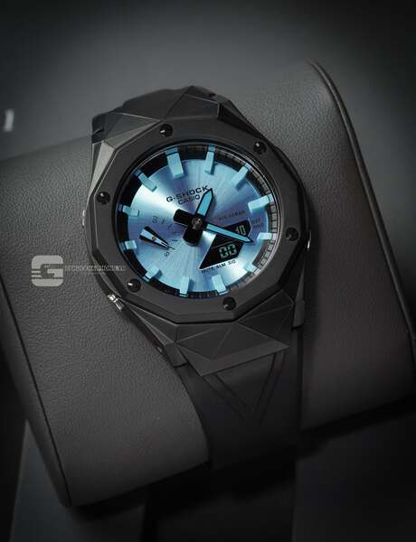 G-SHOCK GA-2100AP - BLACK FUSHION x MID NIGHT BLUE