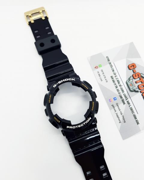 Bộ vỏ đen bóng chữ trắng vàng