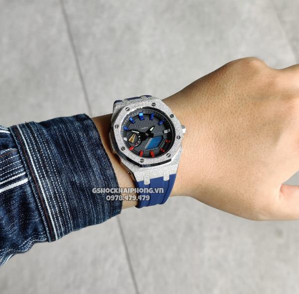 G-SHOCK GA-2100AP - SLIVER STARDUST X FUTUR PEPSI