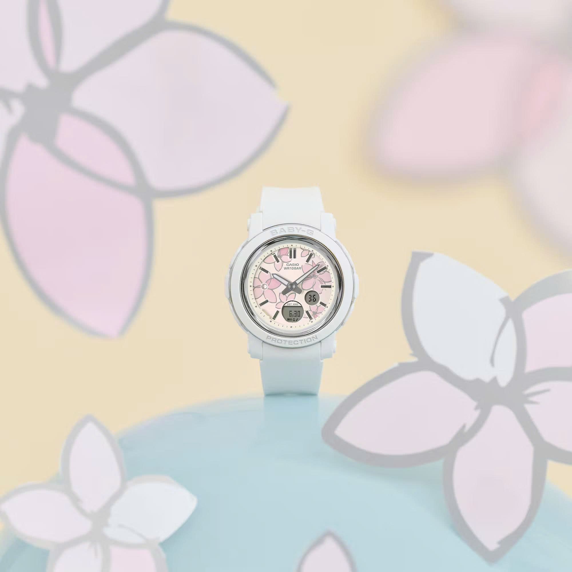 Casio BABY-G BGA-290FL: Khi Vẻ Đẹp Ngọt Ngào Của Những Cánh Hoa Gặp Gỡ Tinh Thần G-Shock