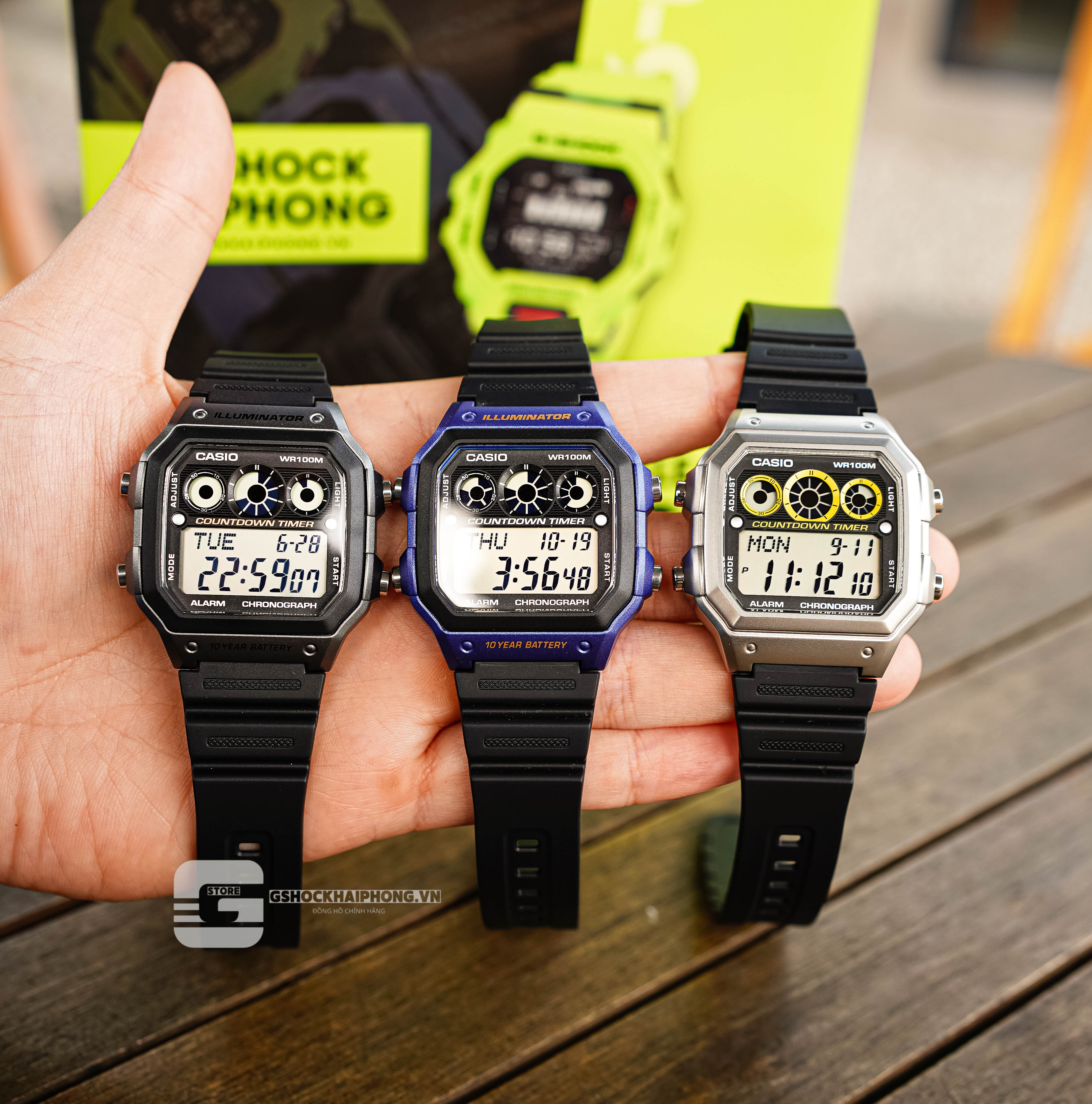 ĐÁNH GIÁ CASIO AE-1300: ĐỒNG HỒ THỂ THAO ĐIỆN TỬ ĐA NĂNG, BỀN BỈ 10 NĂM PIN