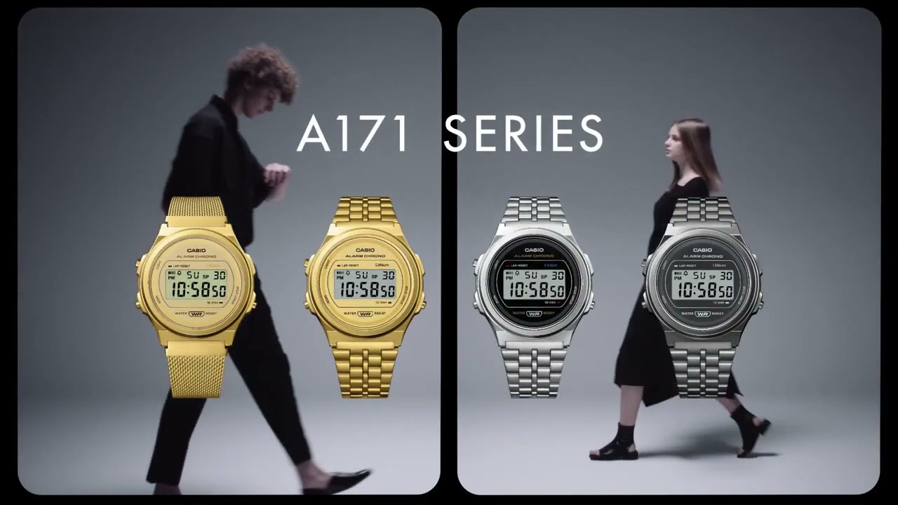 CASIO A171 – Chất retro vượt thời gian, cá tính khác biệt trên từng cổ tay.