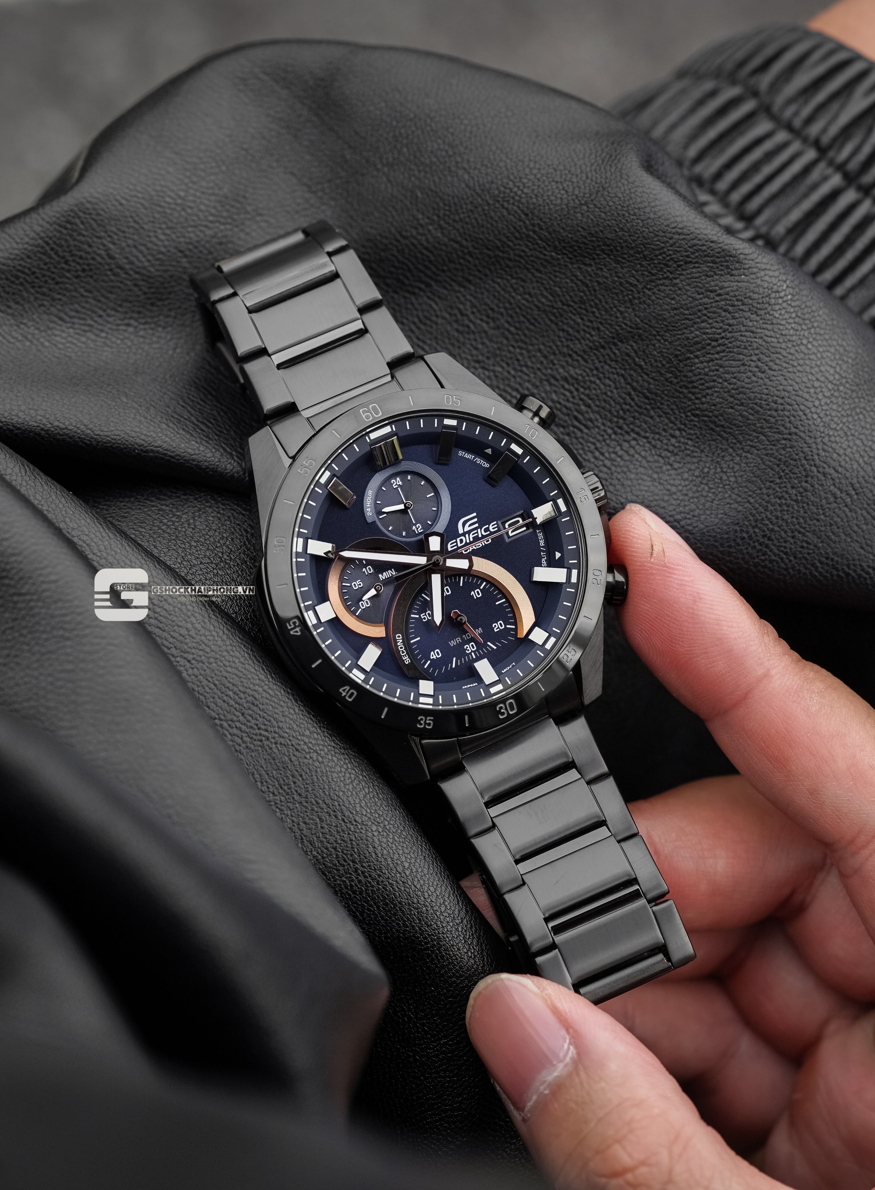 Casio Edifice EFR-571: Sự Bùng Nổ Của Tốc Độ Và Ngôn Ngữ Thiết Kế Đa Kim Mạnh Mẽ