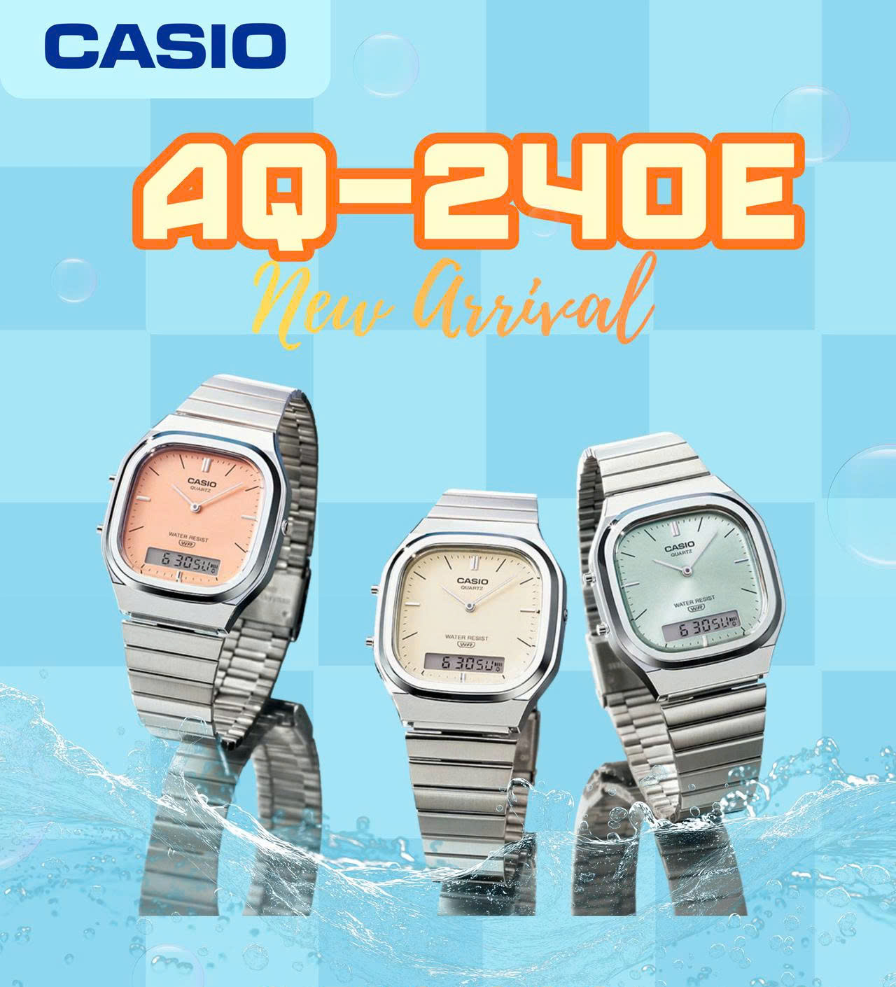 CASIO AQ-240 NEW SERIES